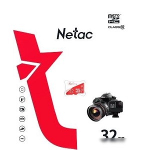 Карта памяти Netac microSDHC P500 ECO 32GB Карта памяти Netac microSDHC P500 ECO 32GB