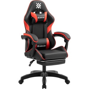 Игровое (геймерское) кресло Defender Serenity (черный/красный)