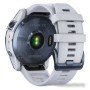 Умные часы Garmin Fenix 7X Sapphire Solar 51 мм (голубой минерал/белый камень)