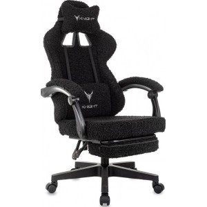Игровое (геймерское) кресло Knight Lord/F (черный экомех)