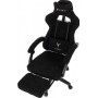 Игровое (геймерское) кресло Knight Lord/F (черный экомех)