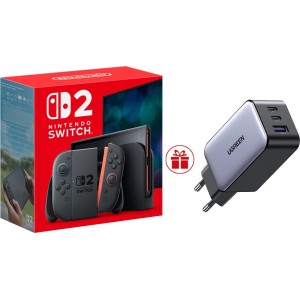 Игровая приставка Nintendo Switch 2 + зарядное устройство Ugreen CD244 10335 по акции