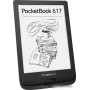 Электронная книга PocketBook 617 (черный) + Обложка Shell 6" Blue