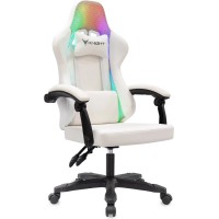 Игровое (геймерское) кресло Knight Wolf RGB (белый) Игровое (геймерское) кресло Knight Wolf RGB (белый)