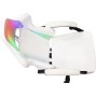 Игровое (геймерское) кресло Knight Wolf RGB (белый)