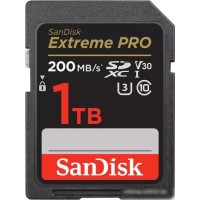 Карта памяти SanDisk Extreme PRO SDXC SDSDXXD-1T00-GN4IN 1TB