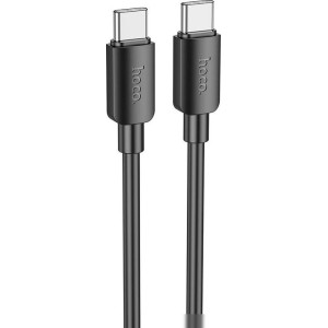 Кабель Hoco X96 60W USB Type-C - USB Type-C (1 м, черный) Кабель Hoco X96 60W USB Type-C - USB Type-C (1 м, черный)