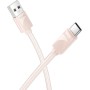 Кабель Hoco X114 Energy 3.0A USB Type-A - USB Type-C (1 м, розовый)