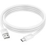 Кабель Hoco X114 Energy 3.0A USB Type-A - USB Type-C (1 м, белый)