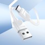 Кабель Hoco X114 Energy 3.0A USB Type-A - USB Type-C (1 м, белый)