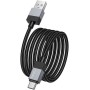 Кабель Hoco X110 Honorific 3.0A USB Type-A - USB Type-C (1 м, черный)
