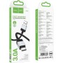 Кабель Hoco X110 Honorific 3.0A USB Type-A - USB Type-C (1 м, черный)