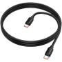 Кабель Hoco X115 240W USB Type-C - USB Type-C (1 м, черный)