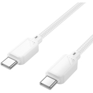 Кабель Hoco X113 USB Type-C - USB Type-C (1 м, белый) Кабель Hoco X113 USB Type-C - USB Type-C (1 м, белый)