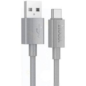 Кабель Hoco X107 USB Type-A - USB Type-C (1 м, серый) Кабель Hoco X107 USB Type-A - USB Type-C (1 м, серый)