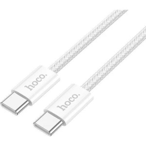 Кабель Hoco X104 USB Type-C - USB Type-C (2 м, белый) Кабель Hoco X104 USB Type-C - USB Type-C (2 м, белый)