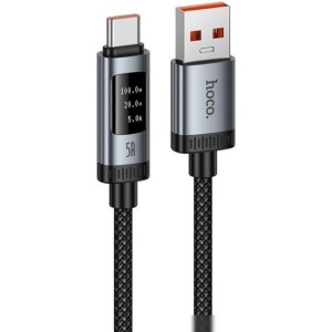 Кабель Hoco U148 USB Type-A - USB Type-C (1.2 м, черный) Кабель Hoco U148 USB Type-A - USB Type-C (1.2 м, черный)