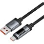 Кабель Hoco U148 USB Type-A - USB Type-C (1.2 м, черный)