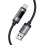 Кабель Hoco U148 USB Type-A - USB Type-C (1.2 м, черный)