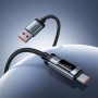 Кабель Hoco U148 USB Type-A - USB Type-C (1.2 м, черный)