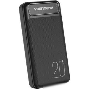 Внешний аккумулятор VDENMENV DP10 20000mAh (черный)