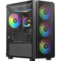 Корпус XASTRA A402M 4FRGB (черный)