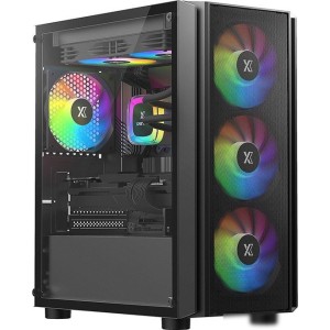 Корпус XASTRA A402M 4FRGB (черный)