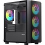 Корпус XASTRA A402M 4FRGB (черный)
