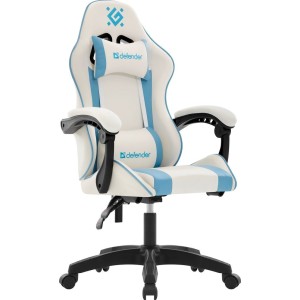 Игровое (геймерское) кресло Defender Legas (белый/голубой)