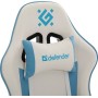 Игровое (геймерское) кресло Defender Legas (белый/голубой)
