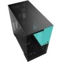 Корпус Geometric Future Model 5 5FAN (черный/бирюзовый)
