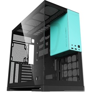 Корпус Geometric Future Model 5 (черный/бирюзовый)