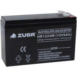 Аккумулятор для ИБП Zubr HR 1224 W (12В/6 А·ч)
