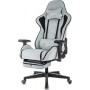 Игровое (геймерское) кресло Zombie Drift/F (серо-голубой/черный)