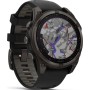 Умные часы Garmin Fenix 8 Solar, Sapphire 47мм (титановый угольно-серый DLC с черным ремешком)