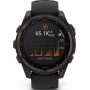 Умные часы Garmin Fenix 8 Solar, Sapphire 47мм (титановый угольно-серый DLC с черным ремешком)