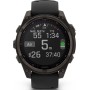 Умные часы Garmin Fenix 8 Solar, Sapphire 47мм (титановый угольно-серый DLC с черным ремешком)