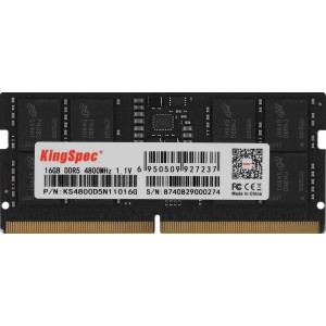 Оперативная память KingSpec 16ГБ DDR5 SODIMM 4800 МГц KS4800D5N11016G