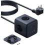 Удлинитель Baseus EnerFill FA11 Cube Power Strip 3AC+1U+2C 67W EU E00082100123-00 (1.5 м, черный)