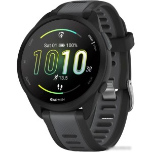Умные часы Garmin Forerunner 165 Music (черный/сланцево-серый)