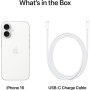 Телефон Apple iPhone 16 128GB (белый)
