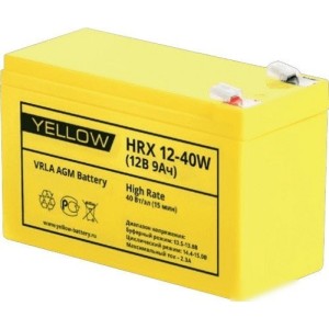 Аккумулятор для ИБП Yellow HRX 12-40W