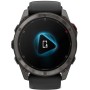 Умные часы Garmin Fenix 8 Pro 51 мм (серый, черный силиконовый ремешок)