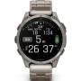 Умные часы Garmin Fenix 8 Sapphire, Titanium 47мм (светло-серый, титановый ремешок)