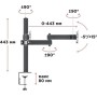 Кронштейн для монитора Holder MDS-SU203-B (черный)