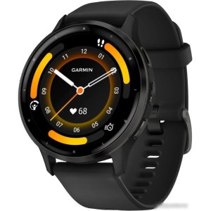 Умные часы Garmin Venu 3 (черный, с силиконовым ремешком)