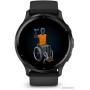 Умные часы Garmin Venu 3 (черный, с силиконовым ремешком)