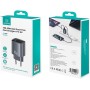 Сетевое зарядное Usams CC290 T66 45W GaN (черный)