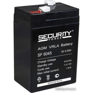 Аккумулятор для ИБП Security Force SF 6045 (6В/4.5 А·ч)