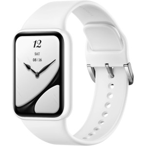 Фитнес-браслет Xiaomi Smart Band 10 Pro M2559B1 (белая керамика, с белым силиконовым ремешком, международная версия)